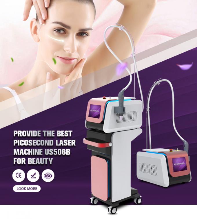 Tıbbi Ce Onaylı Lazer Pikosaniye Lazer Taşınabilir Dövme Temizleme Makinesi Globalipl